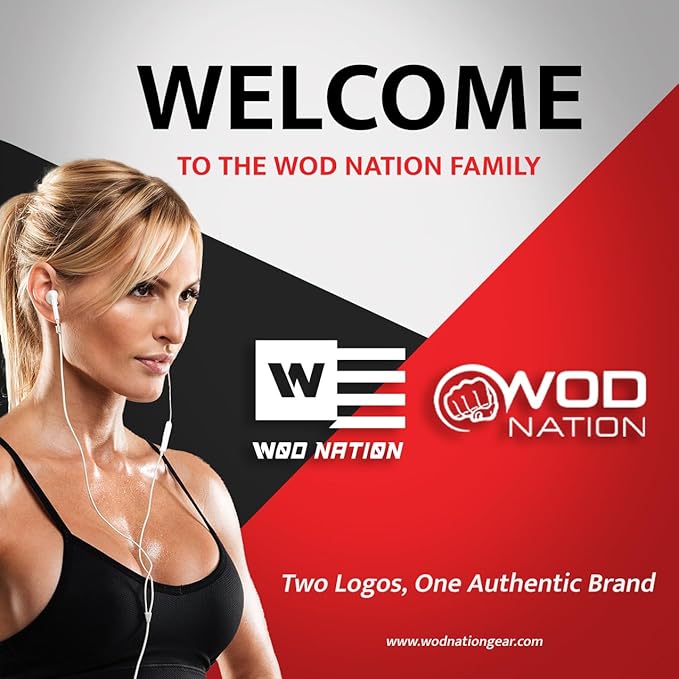 WOD Nation Muscle Floss Bands Recovery Band for Tack and Flossing Sore Muscles and Increasing Mobility : Stretch Band Includes Carrying Case-FlexoryFit