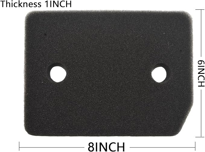6 Pack Plinth Filter Replacement for Miele T1 Dryer - 9164761 Heat Pump Tumble Dryer, Dryer Spare Parts, Lint Filter Foam Sponge Replacement， Replace all Heat Pump Tumble Dryers TMB540WP TKS850WP