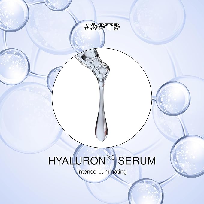 #OOTD Triple Hyaluron Hydrating Mask for Dry and Sensitive Skin, Anti Aging, Tightening and Moisturizing, Korean Vegan Beauty, Hyaluronic Acid, Caffeine, Vitamin C 10EA-FlexoryFit