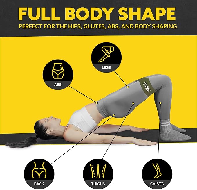 Fabric Resistance Bands for Working Out - Booty Bands for Women and Men - Exercise Bands Resistance Bands Set - Workout Bands Resistance Bands for Legs - Fitness Bands-FlexoryFit