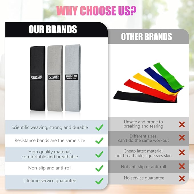 Resistance Bands for Working Out, Exercise Workout Bands for Women & Men, 3 Levels Elastic Stretch Bands for Exercise with Carry Bag for Physical Therapy, Home Fitness, Strength Training, Yoga-FlexoryFit