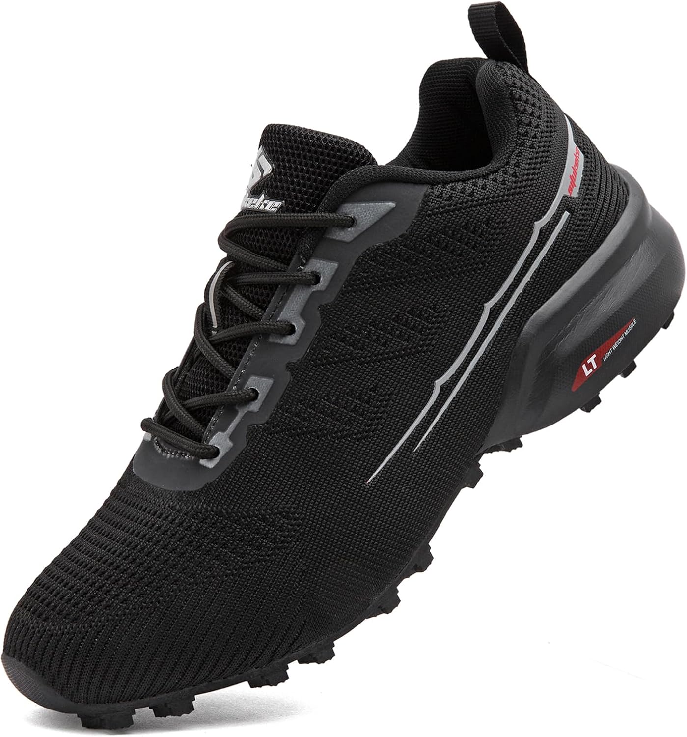 Men's Trail Running Shoes Lightweight Breathable Walking Hiking Sneakers Outdoor Athletic Tennis Cross Training Shoes