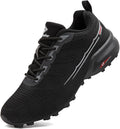 Men's Trail Running Shoes Lightweight Breathable Walking Hiking Sneakers Outdoor Athletic Tennis Cross Training Shoes