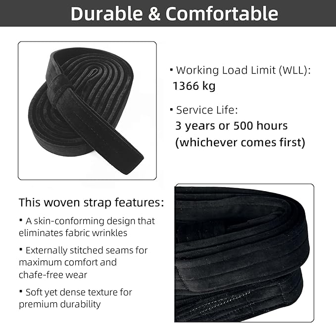 PRIOR FITNESS Aerial Yoga Straps 2m/6.6ft - Heavy Duty Circus Loops for Trapeze & Acrobatics[2 Pack],1850kg Load Capacity Medical-Grade Nylon-FlexoryFit