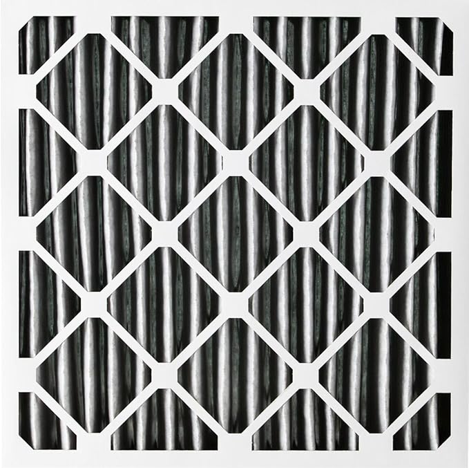 Nordic Pure 12x12x1 (11 3/4 x 11 3/4 x 3/4) Furnace Air Filters MERV 12 Pleated Plus Carbon 6 Pack