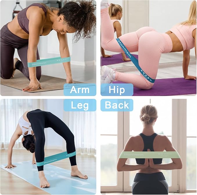 Resistance Bands for Working Out, Exercise Bands with 5 Resistance Levels Fit for Home Fitness, Strength Training, Natural Latex Resistance Band Include Instruction Guide and Carry Bag-FlexoryFit