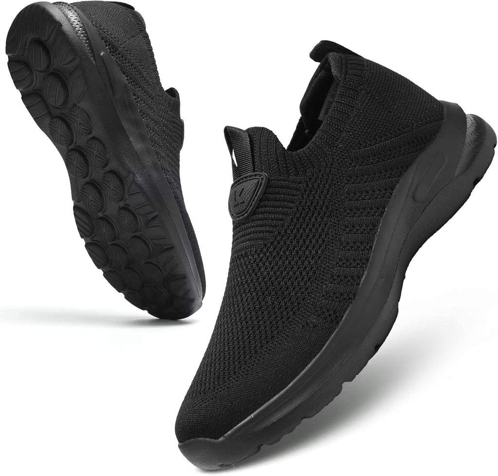 Mens Walking Shoes Lightweight Breathe Mesh Running Shoes Slip On Fashion Tennis Sneakers Comfort Gym Workout Zapatos de Hombre