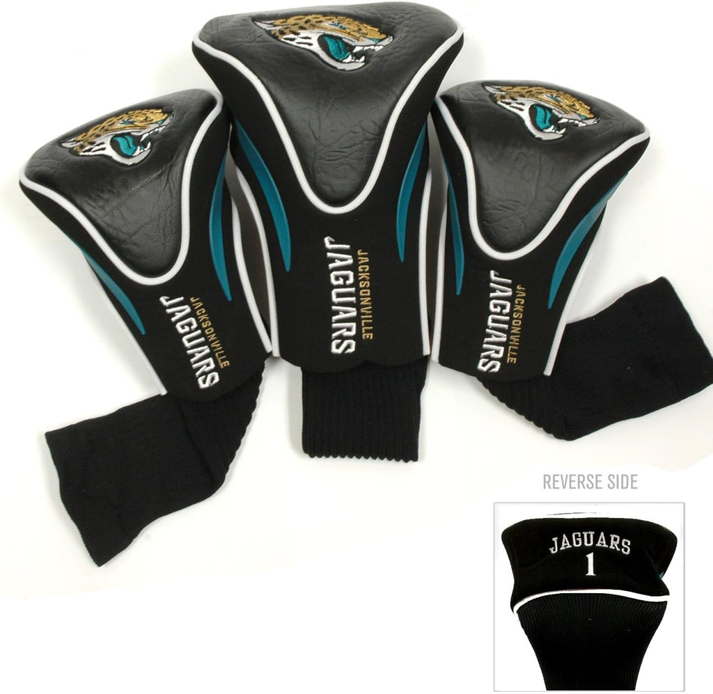Team Golf NFL Numbered 1, 3, & X, Fits Oversized Drivers, Utility, Rescue & Fairway Clubs, Velour Lined for Extra Club Protection
