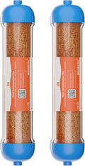 Mixed Bed Ion Exchange Aquarium Filter Resin 0 PPM RO DI Refillable Housing by MaxWater