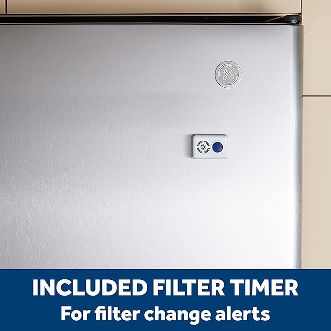 GE Whole House Water Filtration System, Reduces Sediment, Rust & More, Install Kit & Accessories Included, Filter Not Included, Replace Filters (FXHTC, FXHSC) Every 3 Months, GXWH40L