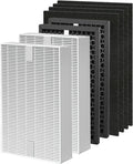 Replacement Filter Compatible with Honeywell Air Purifiers HPA5100B/HPA5100W/HPA5150/HPA3100, 2 High-Efficiency, 2 S Carbon and 4 A Pre-Filters, Part # HRF-R1 HRFSC1 HRF-ARVP100 HRF-A100