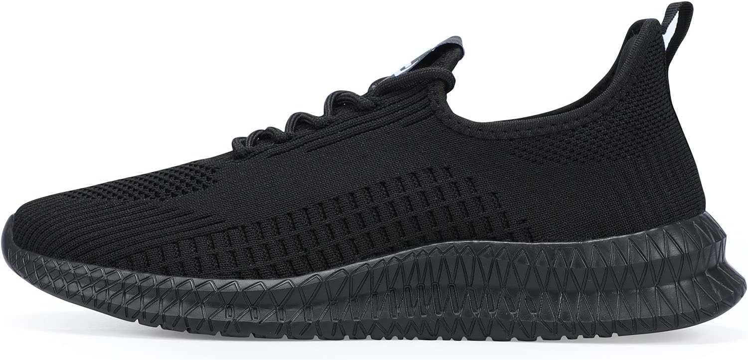 LCGJR Men's Running Shoes Ultra Lightweight Breathable Comfortable Walking Shoes Casual Fashion Sneakers Mesh Workout Shoes