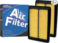 2-Pack Engine Air Filter Fits for ROGUE, ROGUE Sport, Qashqai Air Filter by Forccord
