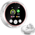 4 in 1 Carbon Monoxide Detectors Plug in, Natural Gas Detector & Carbon Monoxide Detector & Battery Backup, HD Digital Display Monitors CO, Gas, Temp, Humidity - Home Safety for House, RV, Apartment