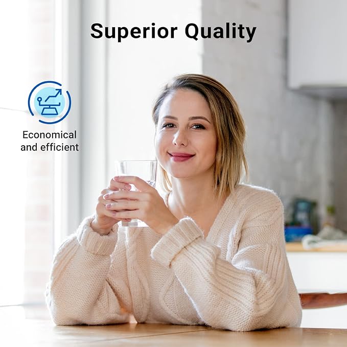 AQUA CREST EDR3RXD1 Replacement for 4396841, Everydrop® Filter 3, 4396710, Kenmore® 46-9083, 46-9030, Refrigerator Water Filter, 2 Filters