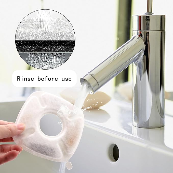 16Pcs Pet Fountain Filters Replacement, Compatible with 95Oz/2.8L Dog & Cat Water Fountain, 8 Carbon + 8 Sponge Filters