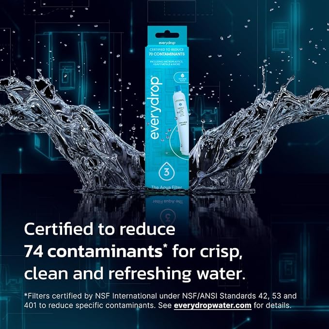 everydrop by Whirlpool Ice and Water Refrigerator Filter 3, Single-Pack - Image 2