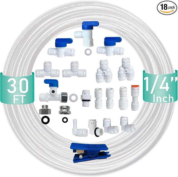 ESHIONG NSF Certified 1/4" O.D. Push to Connect Fittings by ESHIONG