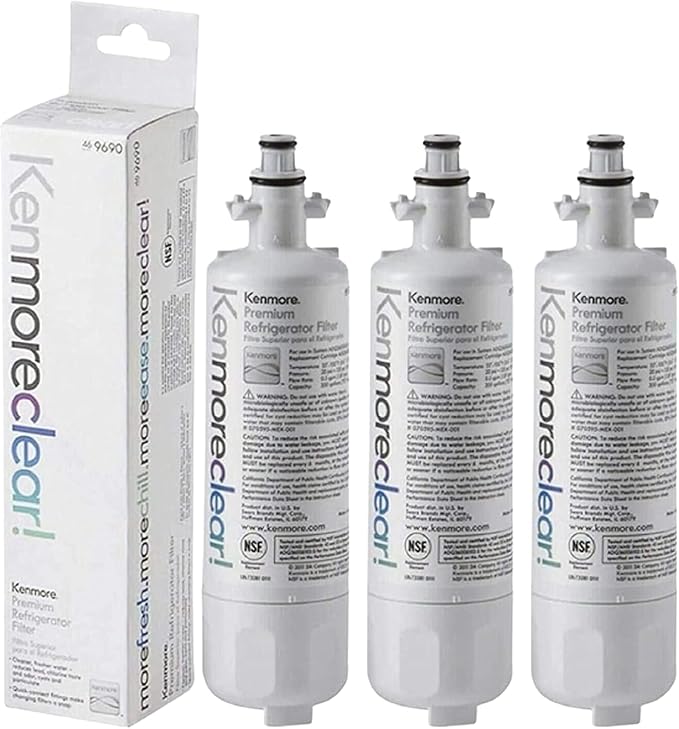 Gotical Leave Replacement for Κеnmore 9690, Compatible with LT700P Water Filtеr - (Pack of 3)