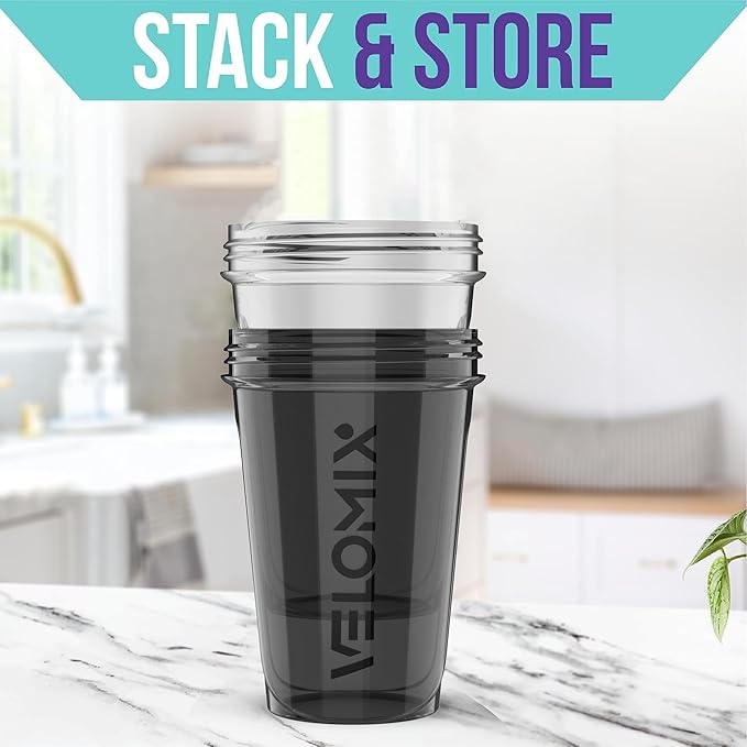 '-2 Pack- 20 oz Protein Shaker Bottles for Protein Mixes - 2x Wire Whisk | Leak Proof Shaker Cups for Protein Shakes and Pre Workout | Protein Shaker Bottle Pack-FlexoryFit