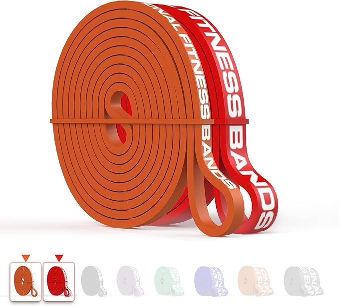 Pull Up Assist Bands Set by Functional Fitness. Heavy Duty Resistance and Assistance Training Band-FlexoryFit