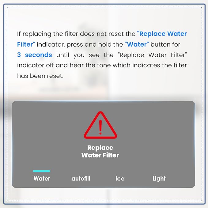 Overbest Replacement for GE® RPWFE, RPWF (Built-in CHIP) Refrigerator Water Filter,Compatible with GFE28GYNFS, GFE28GELDS, 1 Filter