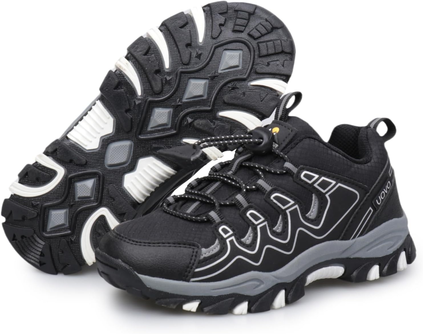 Boys Girls Hiking Trail Shoes Waterproof Slip Resistant Outdoor Trekking Walking Running Sneakers(Little/Big Kids)