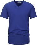 VEIISAR Premium V Neck T Shirts for Men - Modern Fitted Tees Vneck Undershirts