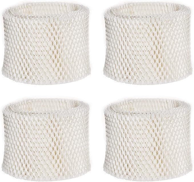 HIFROM 4Pack Replacement Humidifier Wick Filters Compatible with Kaz & Vicks 3020 V3100 V3500 V3600 V3800 V3900 Honeywell HCM-300T HCM-350 Humidifier WF2 & PWF2