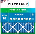 Filterbuy 10x10x2 Air Filter MERV 13 (MPR 1900) Health Defense Replacement (1-Pack), Electrostatic Pleated HVAC AC Furnace Filters, Made in USA (Actual Size: 9.50 x 9.50 x 1.75)