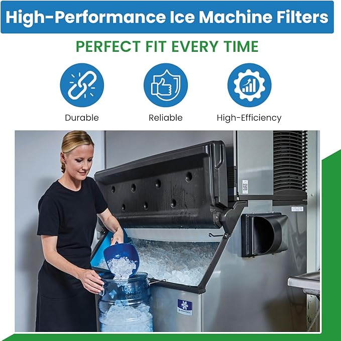 Filter Everything Replacement Aluminum Ice Machine Filter Compatible with Manitowoc Ice 4040163 – 12.75 x 18.25 x 3/32 – 1 Pack – Made in USA