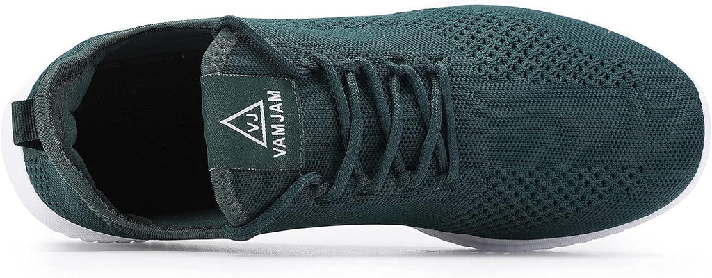 VAMJAM Men's Running Shoes Ultra Lightweight Breathable Walking Shoes Non Slip Athletic Fashion Sneakers Mesh Workout Casual Sports Shoes