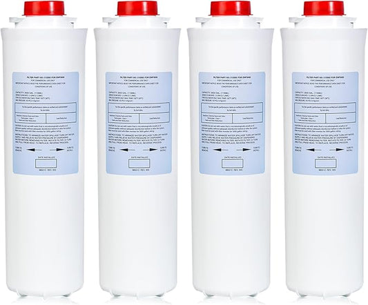 51300C, Replacement for Elkay 51300C, Replacement 55898C Filters, Replacement Bottle Stations Compatible with Ezh2o Filter ERF750, 55898C, EWF3000 (No Chip 4-Pack)