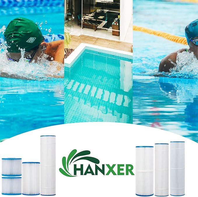 Swimming Pool Filter Replaces for C-8311, Filbur FC-1285, CCX1000RE (CC 1000E), XStream CC1000RE, PXST100, PLFPXST100, 81005, 100 Sq.Ft Filter Cartridge, 2 Pack