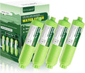 RVGUARD Inline RV Water Filter, Reduces Odors, Bad Taste, Rust, Chlorine, Ideal for RV and Marine use, 4 Pack