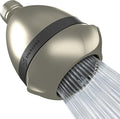 SparkPod 3-Inch Extreme High Pressure Shower Heads - Pressure Boosting with Rain, Massage & Pulsating Mode, Powerful Water-Saving Showerhead - 2.5 GPM Fixed Shower Head (Elegant Brushed Nickel)