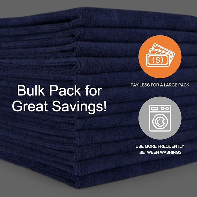 Arkwright Microfiber Gym Towel - Pack of 12 - Super Soft, Quick Dry Workout Sweat Towels, 300 GSM Lightweight & Absorbent for Sports, Working Out, Yoga, and Spa, 16 x 27 in, Hunter Green-FlexoryFit