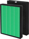 Airmega Max2 400/400S Filter Replacement, Compatible with Coway AIRMEGA Max2 400/400S/400(G)/400S(G) Air Purifiers, Max2 True HEPA & Activated Carbon Filter, Part#AP-2015-FP, 1 Set
