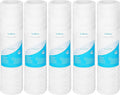20 Micron 10" x 2.5" String Wound Sediment Water Filter Cartridge,5 Pack,Whole House Sediment Filtration, Universal Replacement for Most 10 inch RO Unit