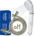 Filter Showerhead Inspired By Korea's Beauty Culture | Carbon Composite Filter | Single 1 month Set (Hose, Mount, Teflon Tape, Wrench) (AJ8200MC-SET-SNG)