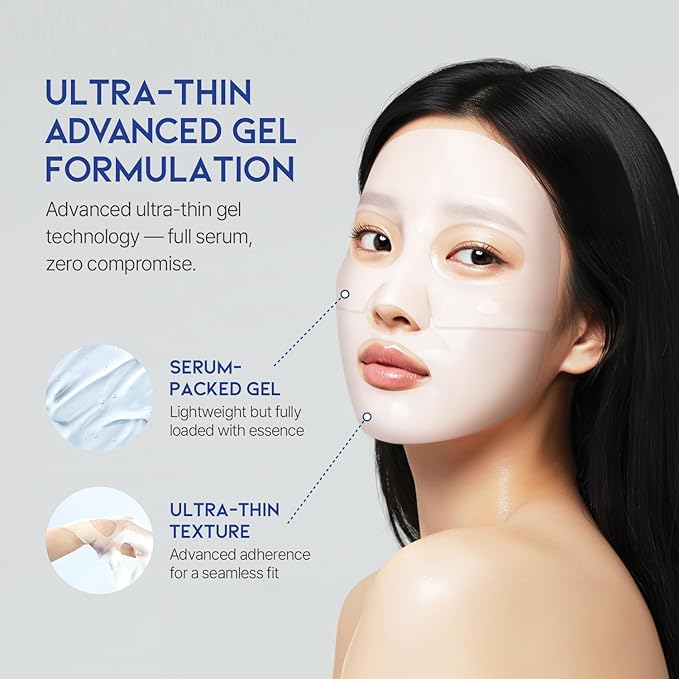 #OOTD Collagen, Hyaluronic Acid & Peptides for Elasticity, Hydration, and Firming. Lifting Hydrogel Sheet Mask - Face Mask (5pcs)-FlexoryFit
