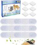 6+6 Pack Pet Water Fountain Filters Compatible with MAILOFY Automatic Dog Water Dispenser WF530 9L/2.4GaL, Dog Bowls Replacement Filter Fit for Stainless Steel Large Dogs Waterer Fountain