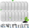 Cat Fountain Filters, 16 Pack Cat Water Fountain Filter for 67oz/2L Cat Water Fountain Stainless Steel, 3.2L/108oz Pet Fountain