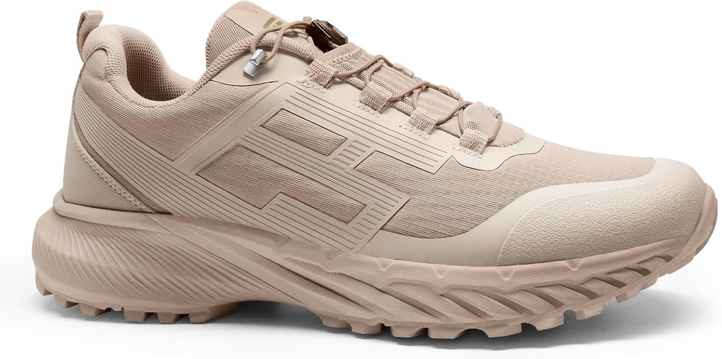 FREE SOLDIER Men's Trail Running Hiking Tactical Shoes - Breathable Lightweight Non-Slip Outdoor Sneakers for Walking Gym Backpacking Athletic Shoes