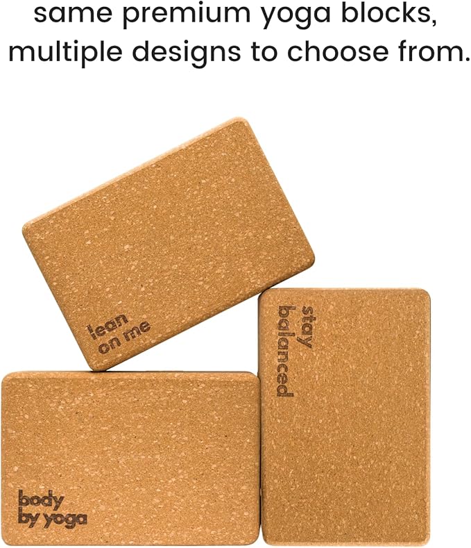Premium Cork Yoga Blocks - Extra Large Yoga Block 2-Pack or Extra Tall 1-Pack for Inflexible Yogis | Natural, High-Density Cork for Superior Support & Stability | Optional Yoga Strap & Gift Box-FlexoryFit