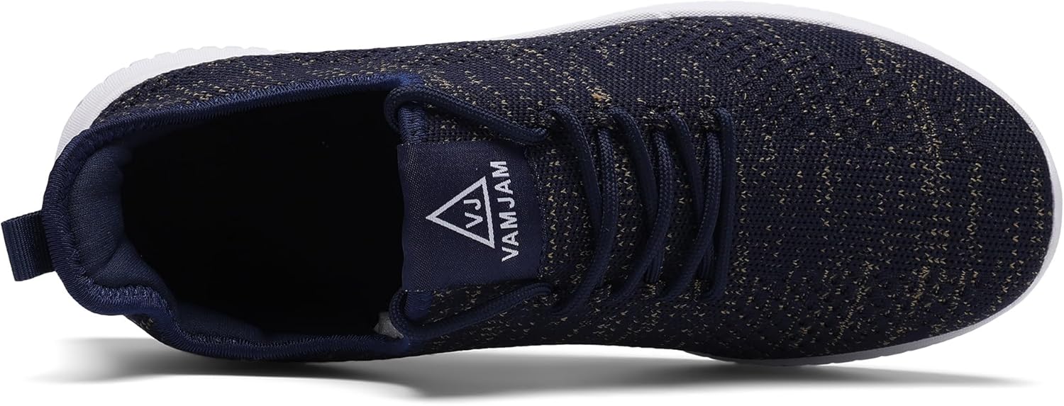 VAMJAM Men's Running Shoes Ultra Lightweight Breathable Walking Shoes Non Slip Athletic Fashion Sneakers Mesh Workout Casual Sports Shoes