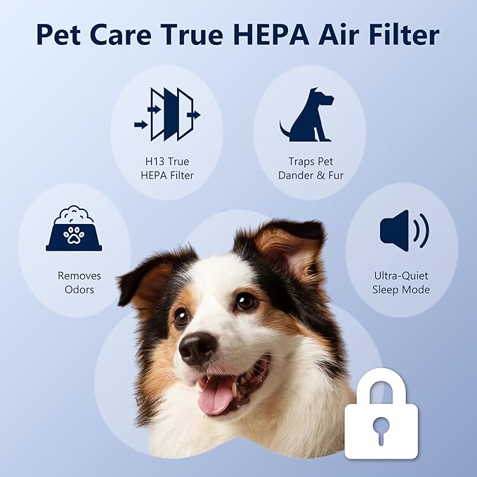 Core P350 Pet Care Replacement Filter for LEVOIT Core P350 Air Purifier, Funmit 3-in-1 New Fine Non-Woven Fabric Pre, H13 True HEPA, Activated Carbon Filter with ARC Formula, Core P350-RF, 2 Pack