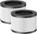 2 Pack BW302 HEPA Air Filter Compatible with LUNINO BW302 Air Purifier Filter Replacement 3 Stage Filtration For Pet Dander, Odor, Dust, Smoke For LUNINO Home Large Room up to 1200ft²