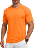 MAGCOMSEN Men's Short Sleeve UPF 50+ Sun Protection Shirts Quick Dry Athletic T-Shirt Hiking Running Swimming Rash Guard
