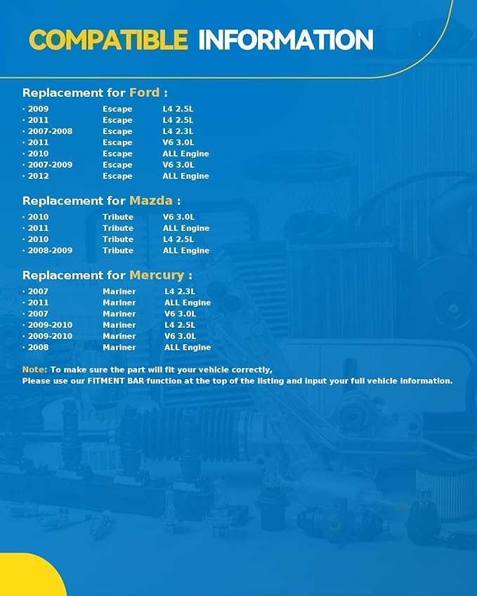PHILTOP Cabin Air Filter, Replacement for CF10548, 2007-2012 Escape,2007-2011 Mariner,2008-2011 Tribute, Premium Cabin Filter with Activated Carbon Filter